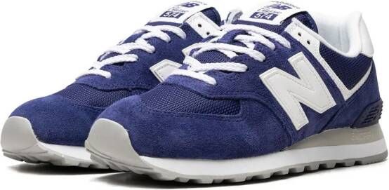 New Balance 574 suède sneakers Blauw