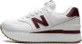 New Balance 574+ "White Burgundy" sneakers Wit - Thumbnail 5