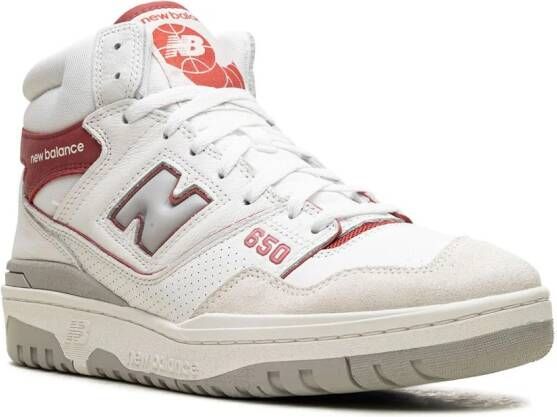 New Balance 650 high-top sneakers Wit