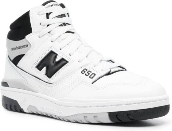 New Balance 650 high-top sneakers Wit