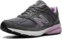 New Balance "990v5 MiUSA Lead Dark Violet Glow sneakers " Grijs - Thumbnail 5