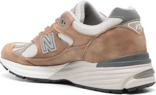 New Balance 991v2 suède sneakers Bruin