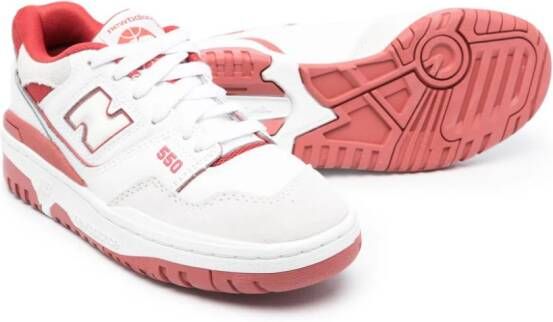 New Balance Kids 550 low-top sneakers Rood