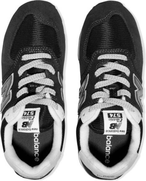 New Balance Kids 574 Core leren sneakers Zwart