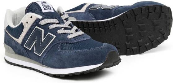 New Balance Kids 574 low-top sneakers Blauw