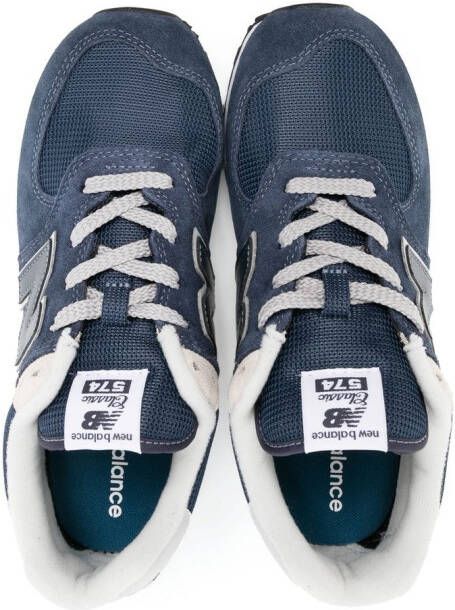 New Balance Kids 574 low-top sneakers Blauw