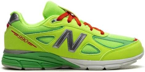 New Balance Kids 990v4 GS "DTLR Festive" sneakers Groen