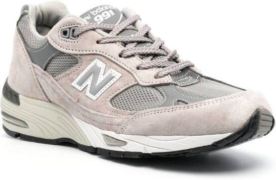 New Balance Sneakers met logopatch Grijs