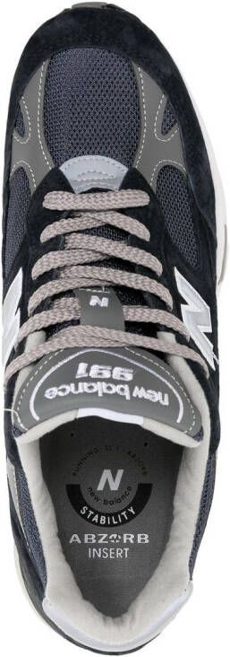 New Balance Sneakers met logopatch Blauw