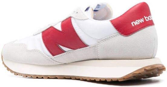 New Balance Sneakers met logopatch Wit