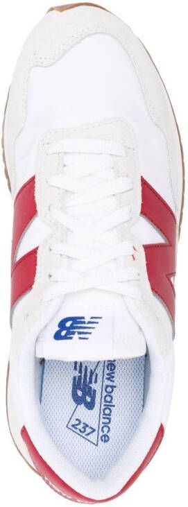 New Balance Sneakers met logopatch Wit