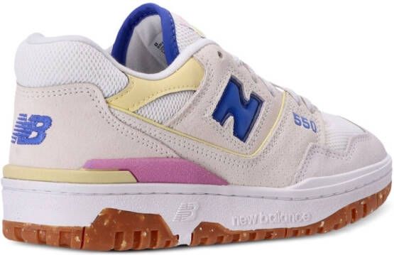 New Balance Sneakers verfraaid met logo Wit