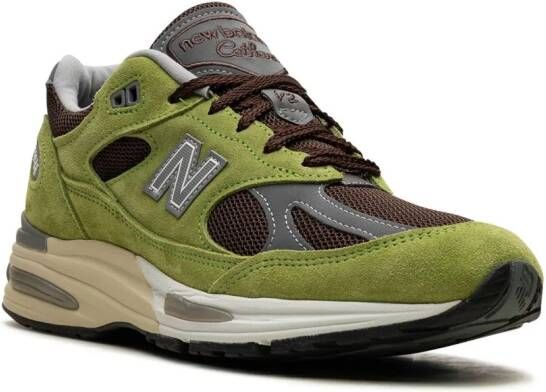 New Balance x Danielle Cathari 991v2 "Matcha" sneakers Groen