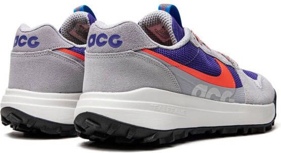 Nike ACG Lowcate 'Wolf Grey Bright Crimson' sneakers Grijs