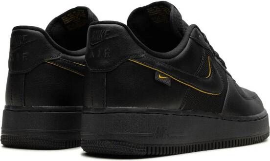 Nike Air Force 1 '07 "Black University Gold" sneakers Zwart