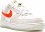 Nike Air Force 1 Low Dames Schoenen White Leer Synthetisch - Thumbnail 2