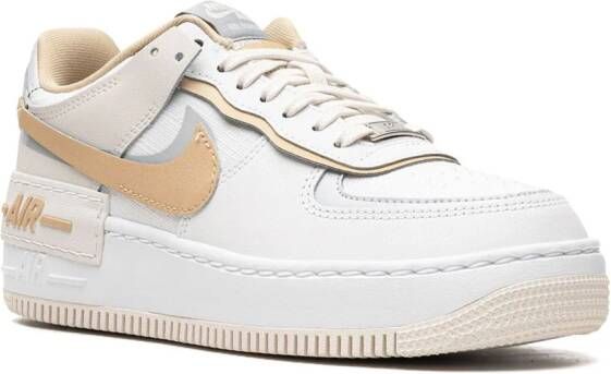 Nike "Air Force 1 Low Shadow Sail Tan sneakers" Wit