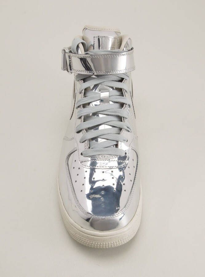 Nike 'Air Force 1' mid-top sneakers Metallic