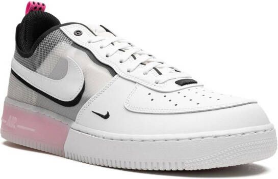 Nike "Air Force 1 React Pink Spell sneakers" Wit