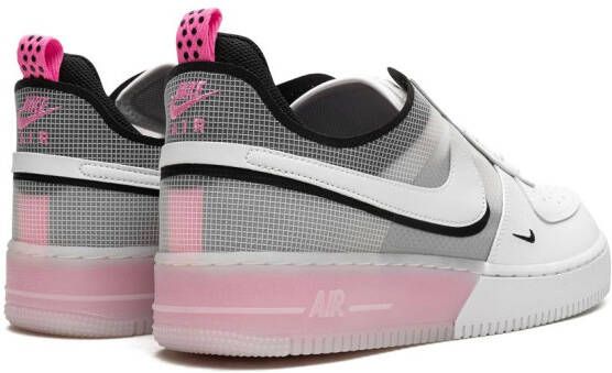 Nike "Air Force 1 React Pink Spell sneakers" Wit