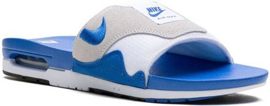 Nike Air Max 1 slippers Wit