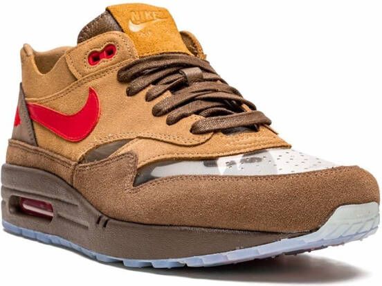 Nike Air Max 1 sneakers met vlakken Bruin