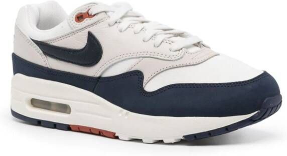 Nike Air Max 1 sneakers met vlakken Wit