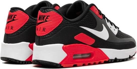 Nike "Air Max 90 Golf Iron Grey Infra Red 23 sneakers" Grijs