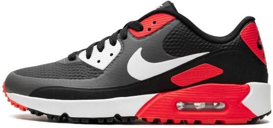 Nike "Air Max 90 Golf Iron Grey Infra Red 23 sneakers" Grijs