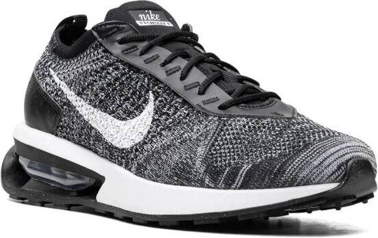 Nike "Air Max Flyknit Racer Black White sneakers" Zwart