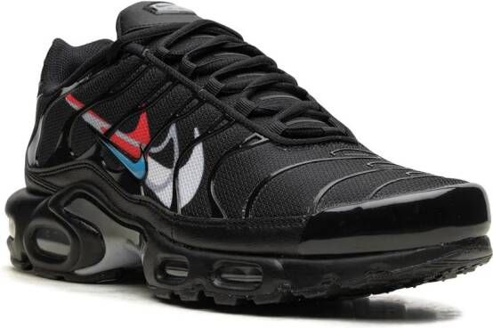 Nike Air Max Plus "Multi Swoosh Black Bright Crimson" sneakers Zwart