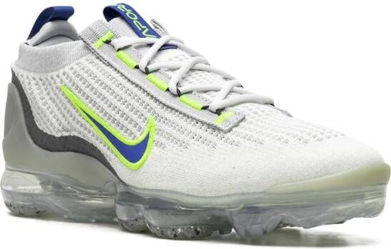 Nike "Air Vapormax 2021 FK White Royal Volt sneakers" Grijs