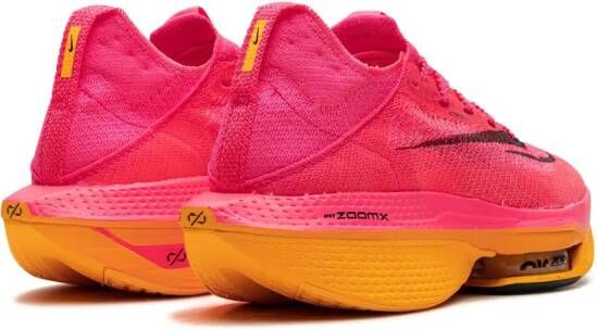 Nike "Air Zoom Alphafly Next% Hyper Pink Laser Orange sneakers" Roze