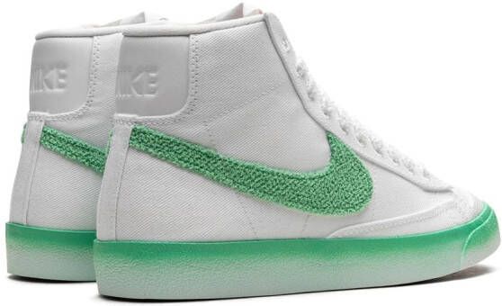 Nike "Blazer Mid '77 Green Fade sneakers" Wit