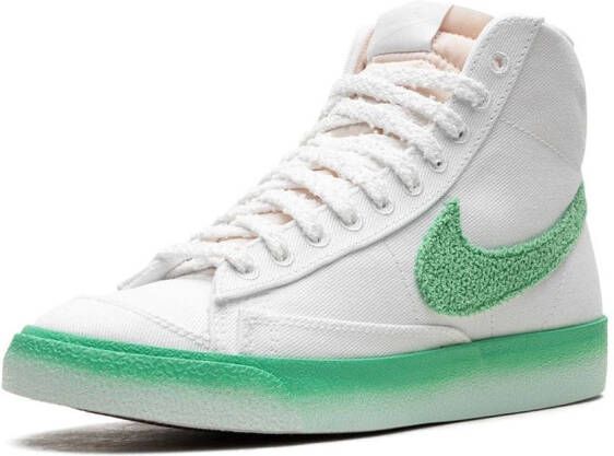 Nike "Blazer Mid '77 Green Fade sneakers" Wit