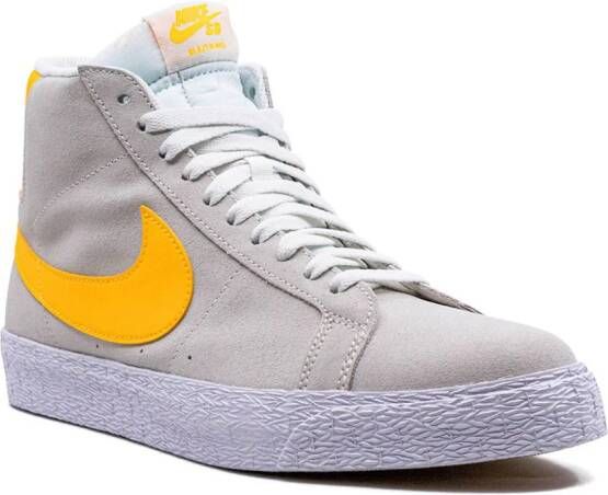 Nike "Blazer Mid Laser Orange sneakers" Wit