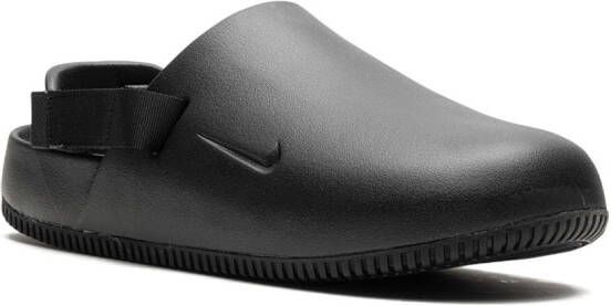 Nike Calm "Black" slingback muiltjes Zwart