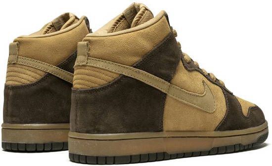 Nike Dunk High Pro SB sneakers MAPLE HAY BAROQUE BROWN