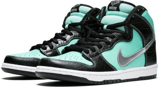 Nike Dunk high-top sneakers Blauw