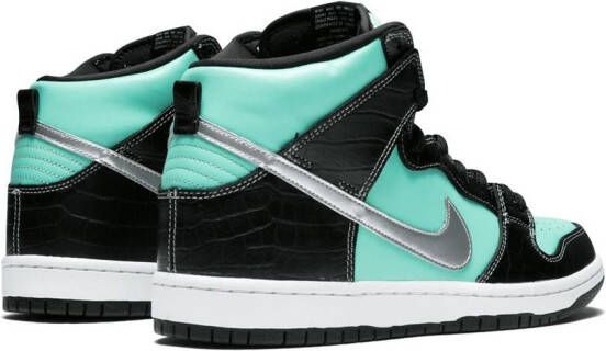 Nike Dunk high-top sneakers Blauw