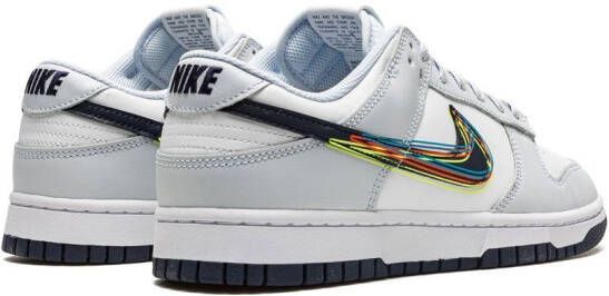 Nike "Dunk Low 3D Swoosh sneakers" Wit