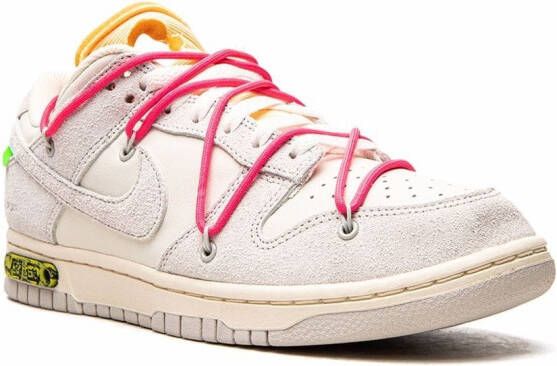 Nike X Off-White Nike Dunk Low sneakers Grijs