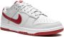 Nike "Dunk Low Vast Grey Varsity Red sneakers" Wit - Thumbnail 2