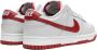 Nike "Dunk Low Vast Grey Varsity Red sneakers" Wit - Thumbnail 3