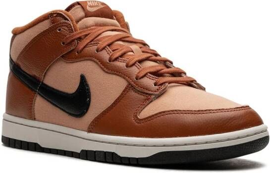 Nike "Dunk Mid Amber Brown sneakers" Bruin