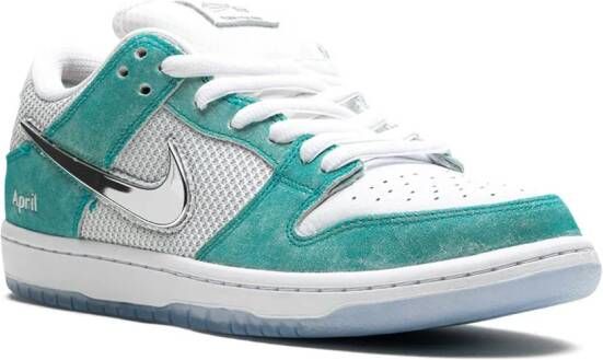 Nike "Dunk Pro QS April Skateboards low-top sneakers" Wit