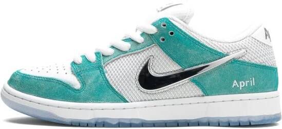 Nike "Dunk Pro QS April Skateboards low-top sneakers" Wit