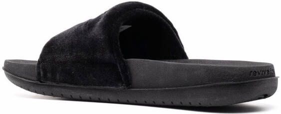 Nike Fluwelen slippers Zwart