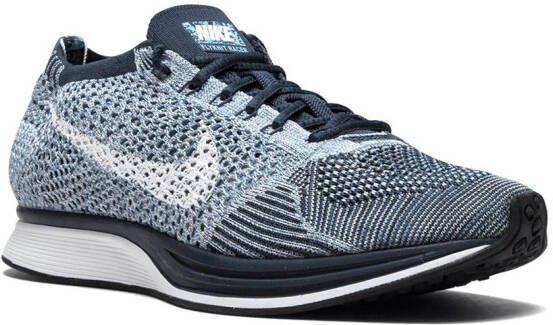 Nike Flyknit Racer sneakers Blauw