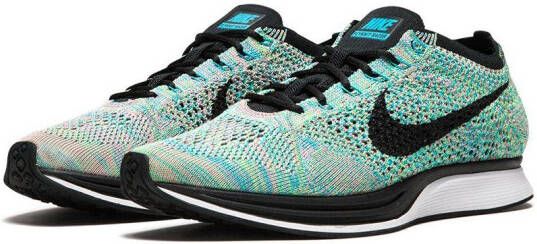 Nike Flyknit Racer sneakers Groen